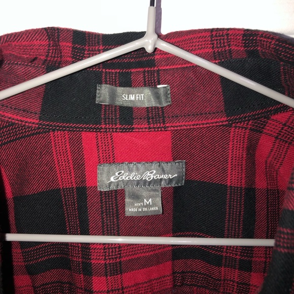 Eddie Bauer Men’s Favourite Flannel Shirt, Slim. - Picture 7 of 8